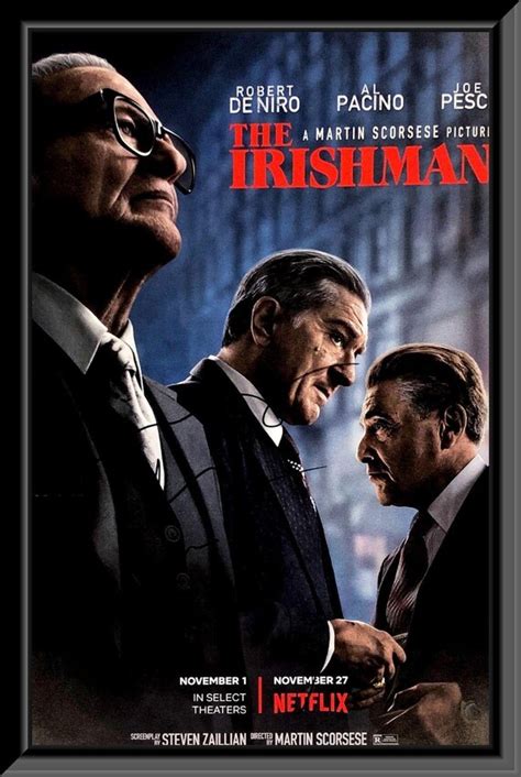 The Irishman Cast Signed Movie Poster - Etsy UK