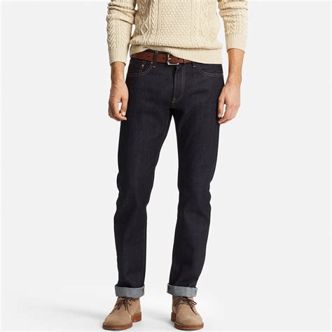 Men's Selvedge Regular Fit Jeans | UNIQLO US