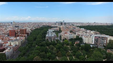 Aerial Drone Footage of Madrid Spain Cityscape at Daytime 1