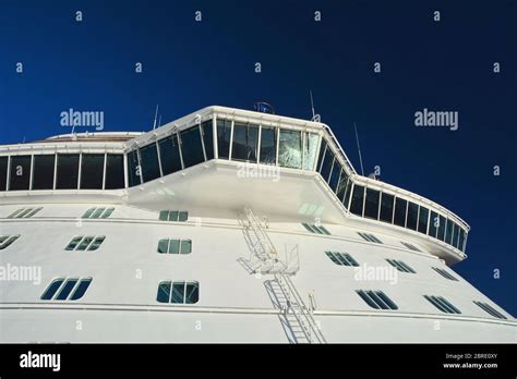 Cruise ship bridge Stock Photo - Alamy