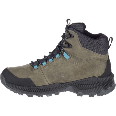 Merrell Womens/Ladies Forestbound Mid Waterproof Winter Walking Boots | eBay