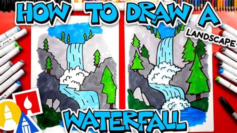 How To Draw A Waterfall For Kids - Its a real honour for me to be doing this collaboration.