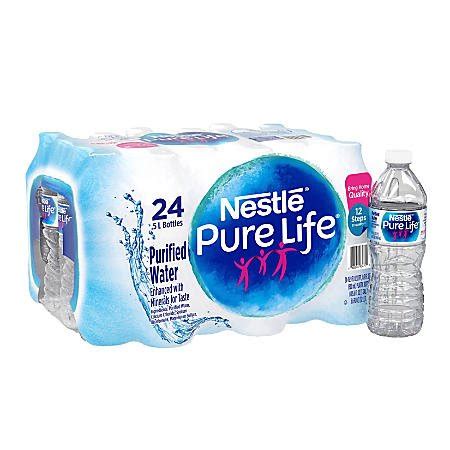 Nestle Pure Life .5 liter Purified Water- Case of 24