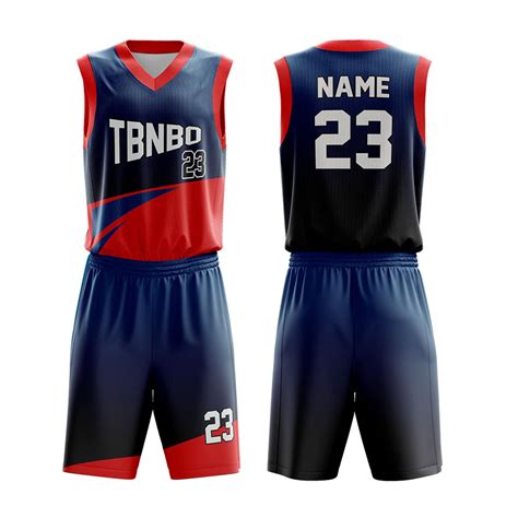 Wholesale Basketball Jersey Design Custom Sublimated Navy Men Basketball Uniforms