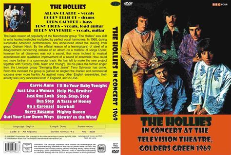 The Hollies - Live on BBC 1969 DVD - The World's Largest Site for Rare Rock DVDs