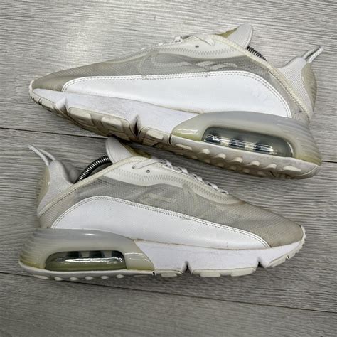 Nike Air Max 2090 White Trainers Size UK 9 EU 44 US... - Depop