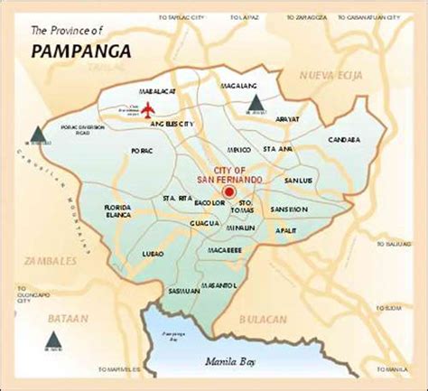 Mapa Pampanga