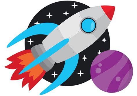 Space Rocket Vector - Download Free Vector Art, Stock Graphics & Images