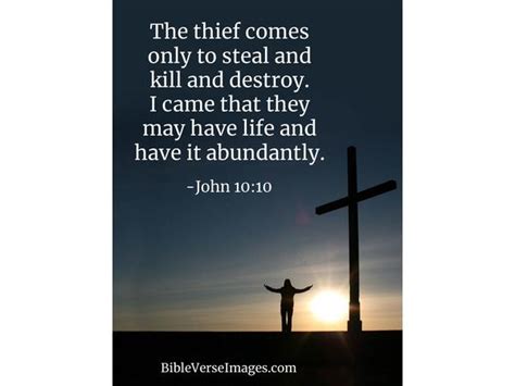 John 10:10 The Devil Comes But To Steal, Kill, And Destroy 08/10 by ...