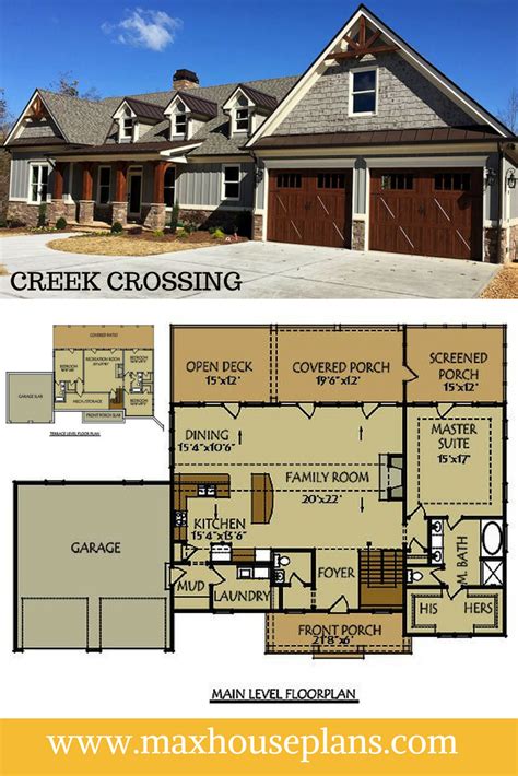 4 Bedroom Floor Plan | Ranch House Plan by Max Fulbright Designs | Ranch house plans, Basement ...