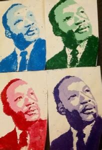 Waitsfield Elementary Art: Martin Luther King Jr. In the Style of Andy ...