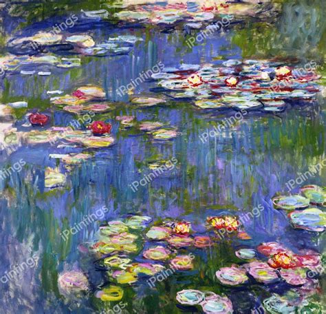 Water Lilies, 1916 Painting by Claude Monet Reproduction | iPaintings.com