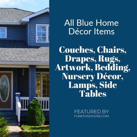 Blue Home Decor Items - When Your Favorite Color is Blue