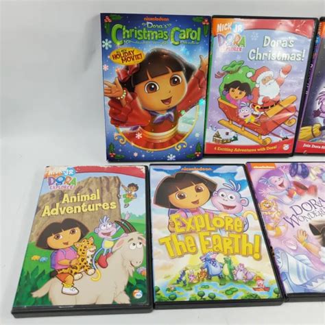 DORA THE EXPLORER Nickelodeon Nick Jr TV Show DVDs Lot of 7 Movies ...