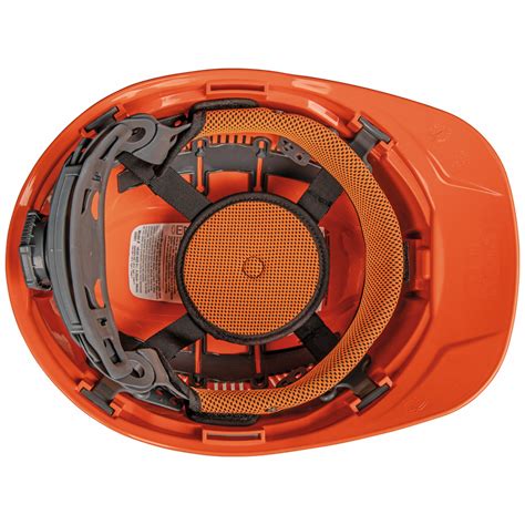 Hard Hat, Vented, Cap Style with Headlamp, Orange - 60901 | Klein ...