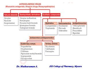 2.4 parasympatholytic drugs | PPT