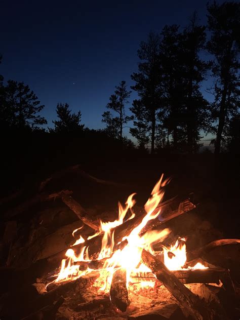 Campfire the other night : r/camping