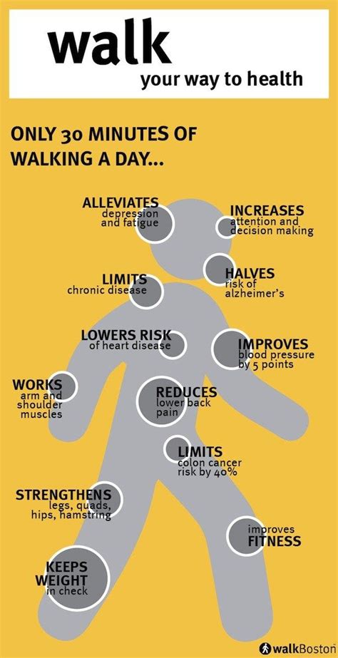 Even walking just 30 minutes a day has many health benefits! | Walking for health, Benefits of ...