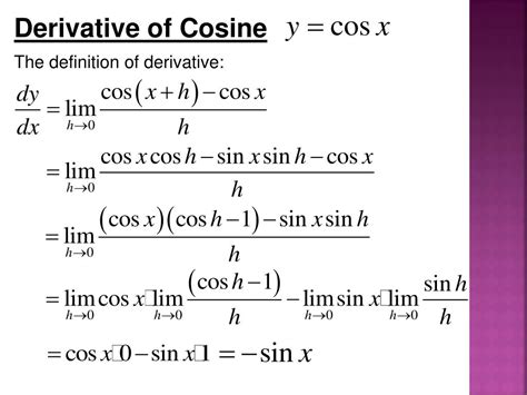 PPT - Derivatives of Sine and Cosine PowerPoint Presentation, free download - ID:2597914