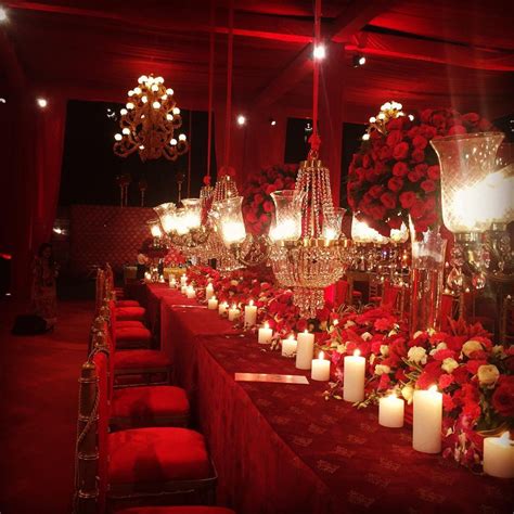 These Red Theme Decor Ideas Would Look Beautiful for the Wedding Day