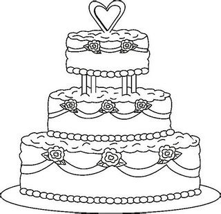 Wedding Cake Coloring Page | Katie Soltysiak | Flickr