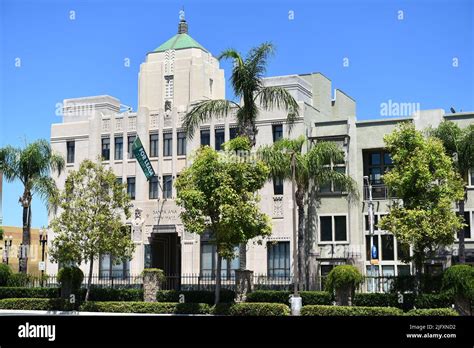 SANTA ANA, CALIFORNIA - 4 JUL 2022: Santa Ana City Hall. The old Santa ...