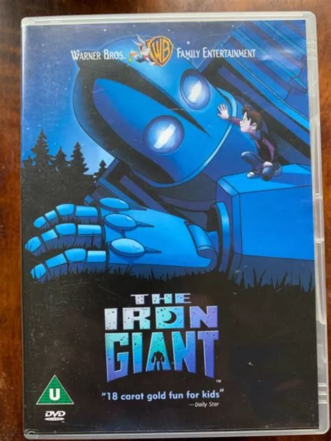 THE IRON GIANT DVD 1999 Animated Robot Family Movie Classic £7.00 - PicClick UK