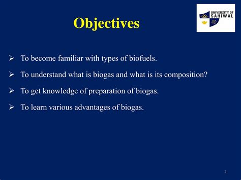 SOLUTION: Biogas and uses - Studypool