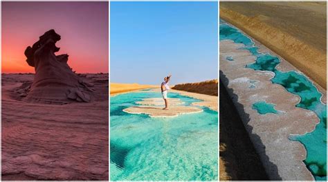 The Abu Dhabi salt lakes that are breaking Insta, and where to find them