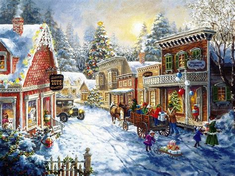 95 Background Scene For Christmas Village Images - MyWeb