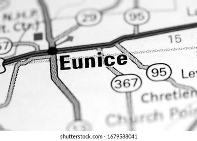 Eunice Louisiana Usa On Map Stock Photo (Edit Now) 1679588041