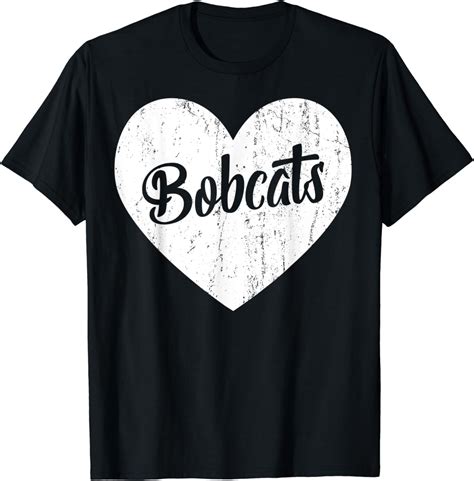 Amazon.com: Bobcats School Sports Fan Team Spirit Mascot Cute Heart ...