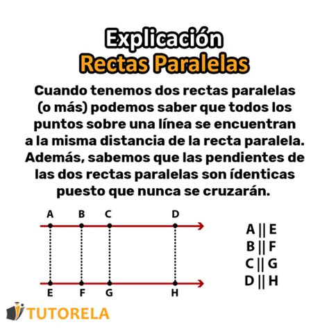 Líneas paralelas | Tutorela