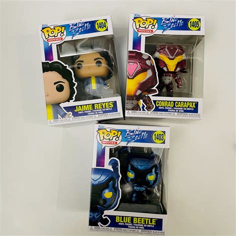 Funko Pop! Movies: Blue Beetle Comeplete set of 3 - Walmart.com