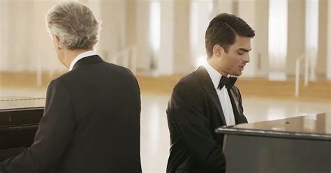 Andrea Bocelli playing the piano with his son is the only thing you need to see today.