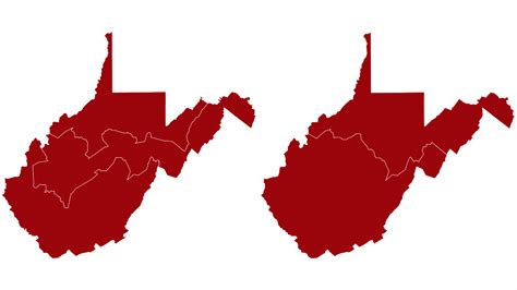 West Virginia redistricting 2022: Congressional maps by district