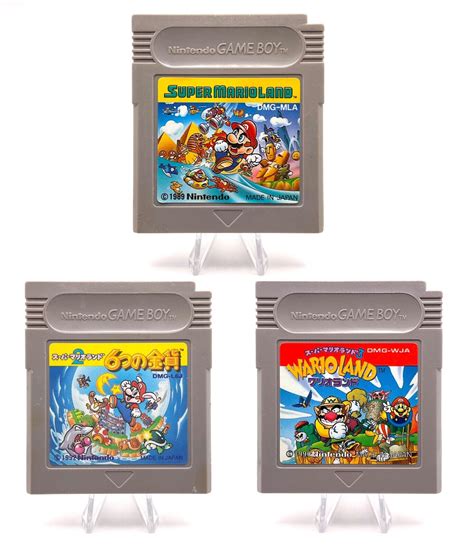 Super Mario Land 1 2 and 3 Wario Land Nintendo Game Boy - Etsy UK