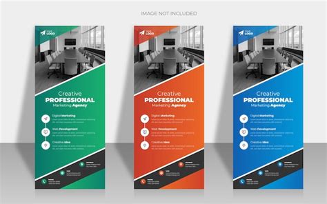 Modern Roll Up Banner Template - Free Vectors & PSDs to Download