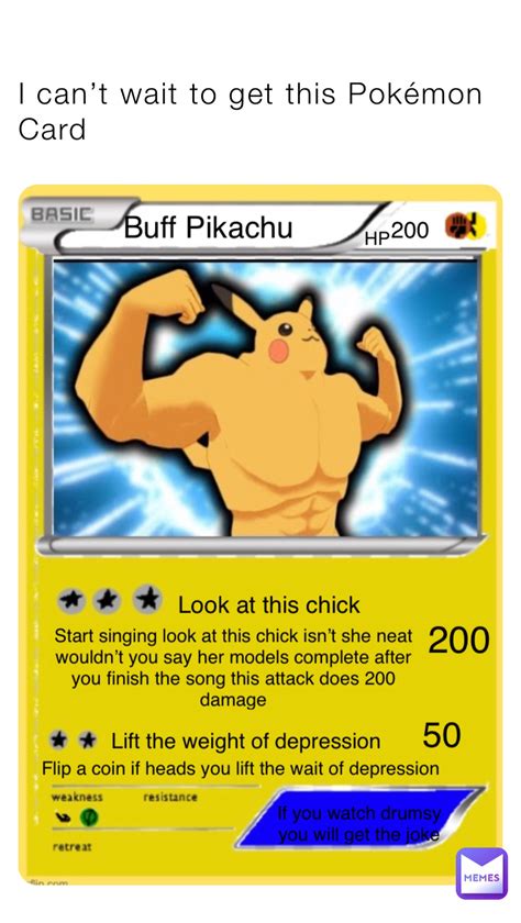 I can’t wait to get this Pokémon Card | @WiiPlayer12 | Memes