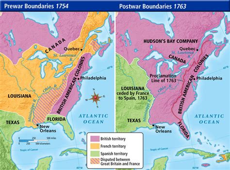 French And Indian War Map Before And After