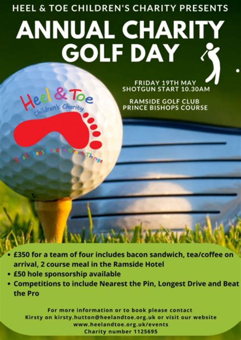 Charity Golf Day 2023 - Heel & Toe Children's charity