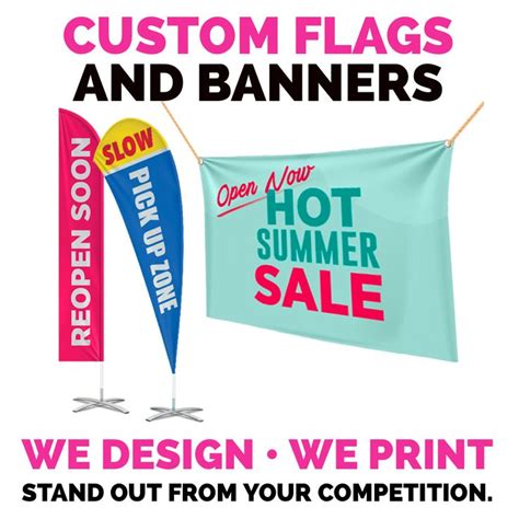 We print custom flags and banners at extremely affordable prices and ...