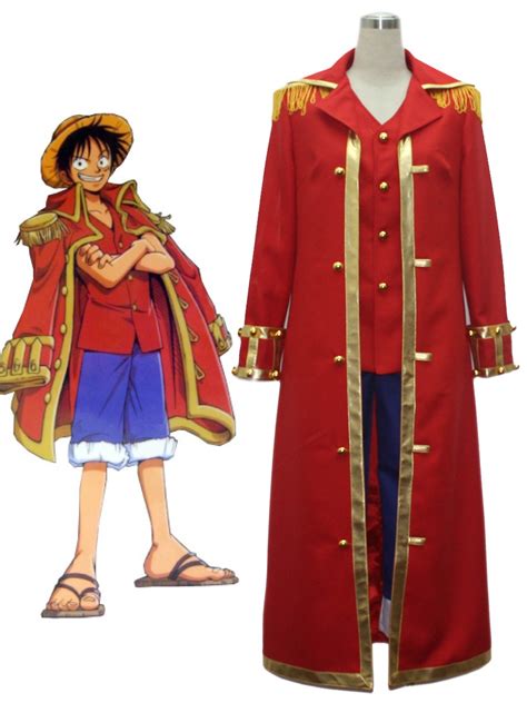 One Piece Monkey·D·Luffy Captain cosplay uniform costume - One Piece ...