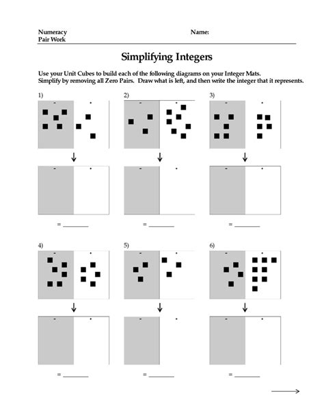 Lesson 1 Zero Pairs | BetterLesson | Maths algebra, High school math, Rational numbers