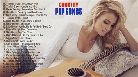 Country POP Songs Playlist 2017 - Best Pop Country Songs - YouTube