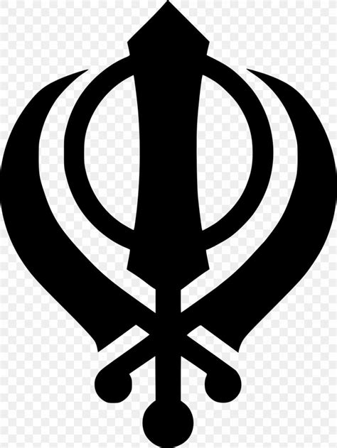 Khanda Sikhism Ik Onkar Religious Symbol, PNG, 1014x1352px, Khanda, Black And White, Five Ks ...