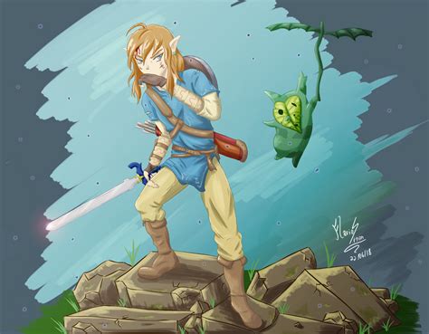 The Hero and the Korok by mrsisan on DeviantArt