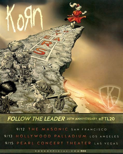 Korn To Celebrate 20th Anniversary Of 'Follow The Leader' Album With Three Special U.S. Shows ...