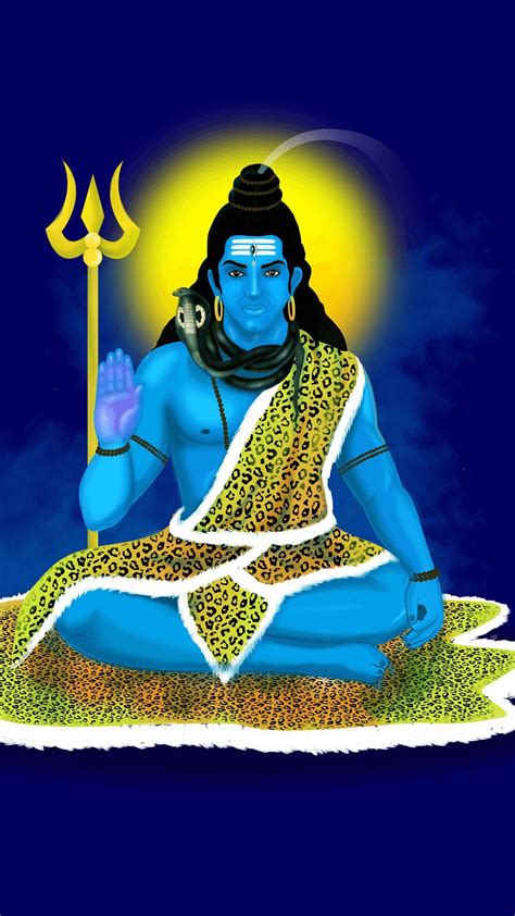 Blue Lord Shiva Wallpapers - Top Free Blue Lord Shiva Backgrounds ...