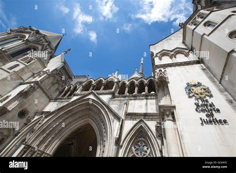 The Royal Courts of Justice, High Court, London, England, UK Stock ...